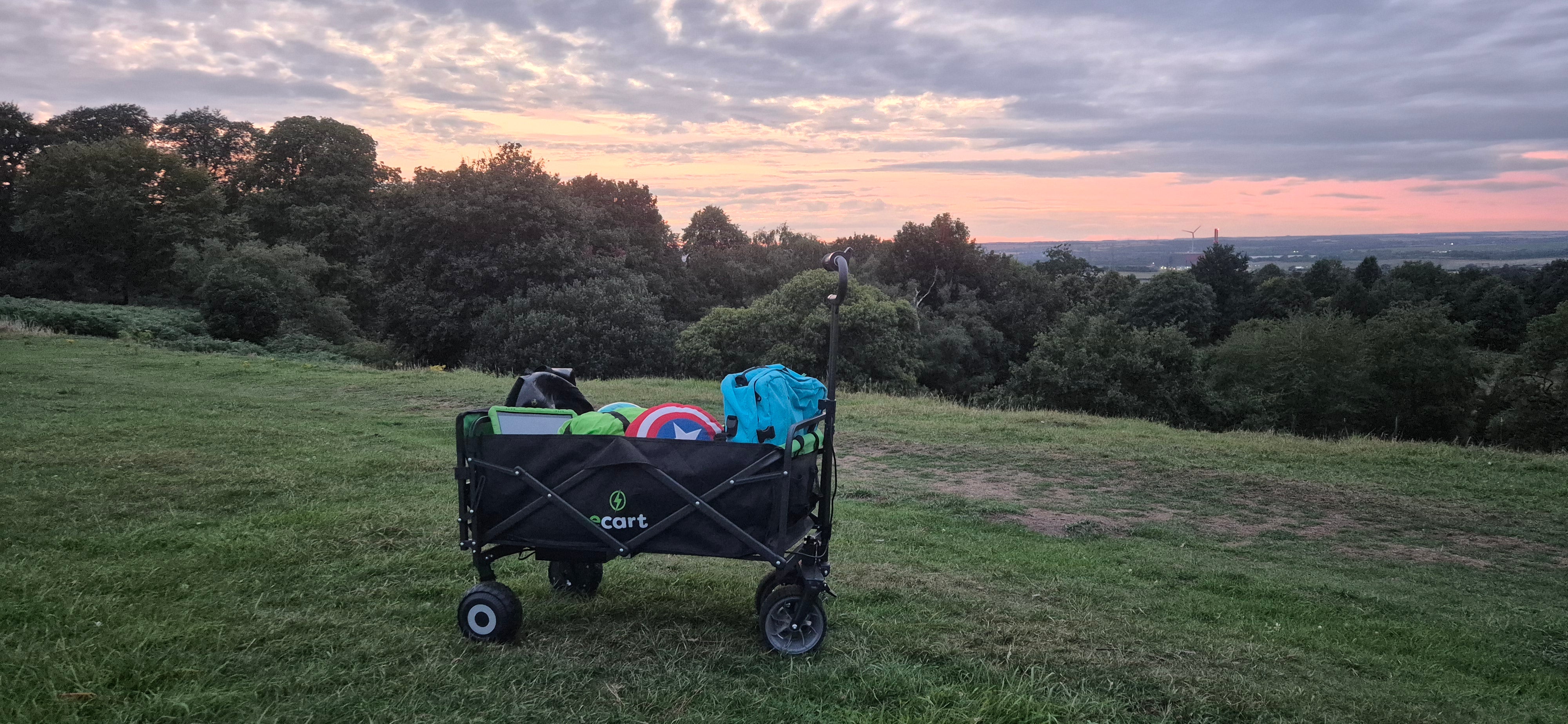 eCart Zoom Electric Camping Trolley